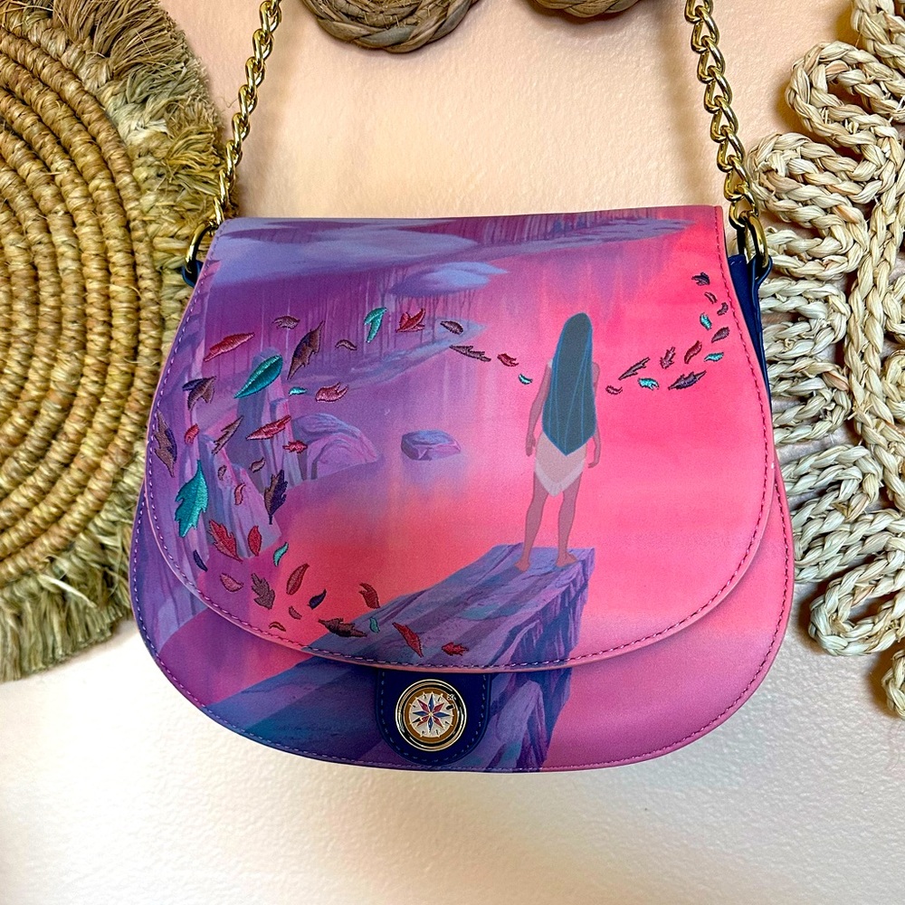 Disney Loungefly Pocahontas theme cross body bag
